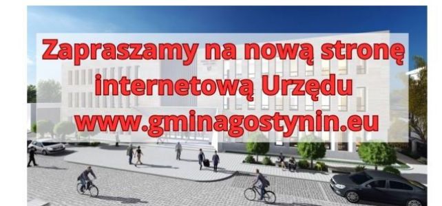 Nowa strona internetowa Urzędu - www.gminagostynin.eu